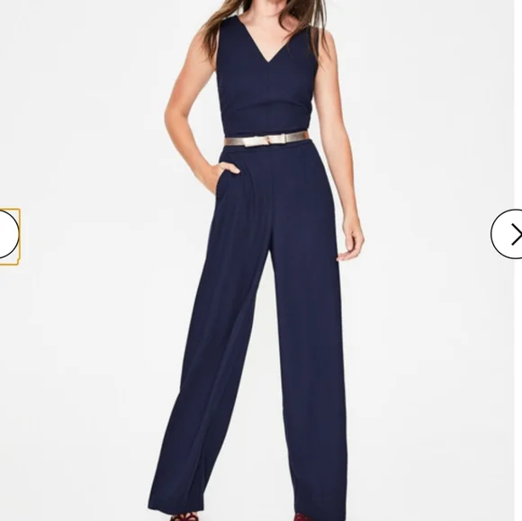 Boden Pants Jumpsuits Boden Hexham Jumpsuit In Navy Poshmark